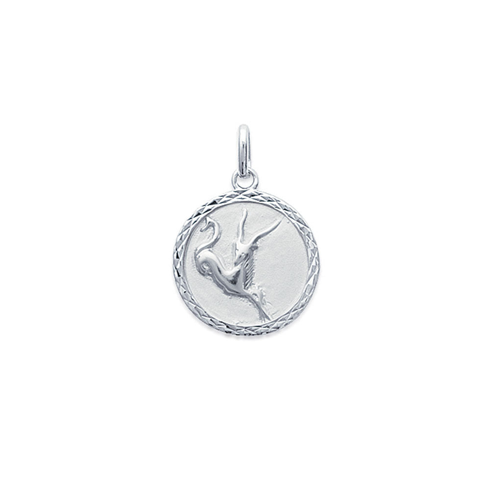 Ciondolo Capricorno – Segno zodiacale n°2 – Argento