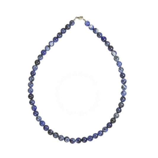 Collana in sodalite – Perle sferiche da 8 mm