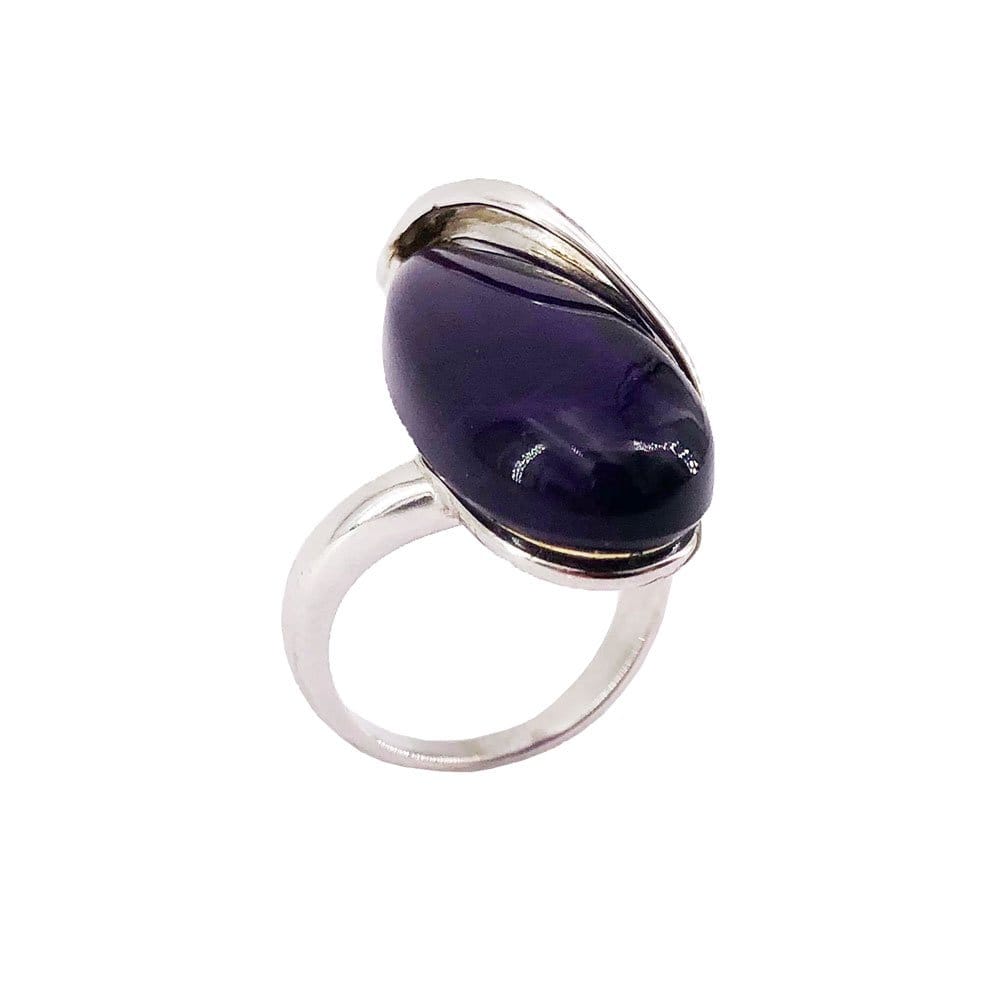 Anello in ametista Colombe – Argento 925