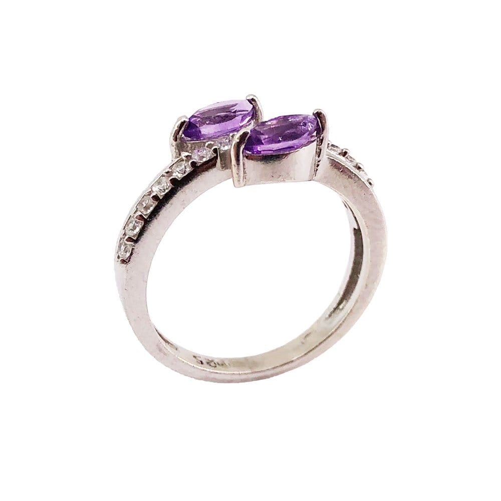 Anello in ametista Valentine – Argento 925