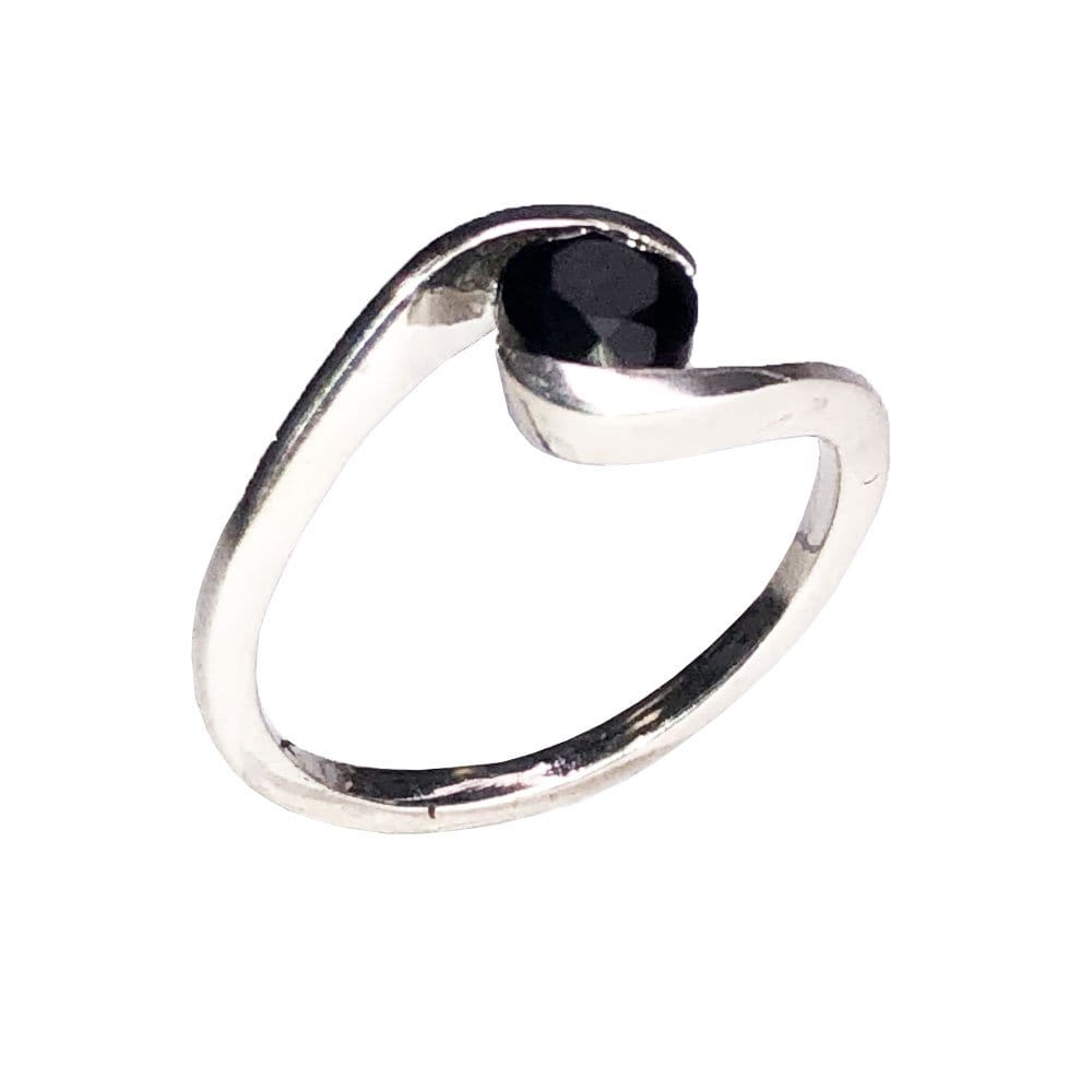 Anello in onice nero Doriane – Argento 925