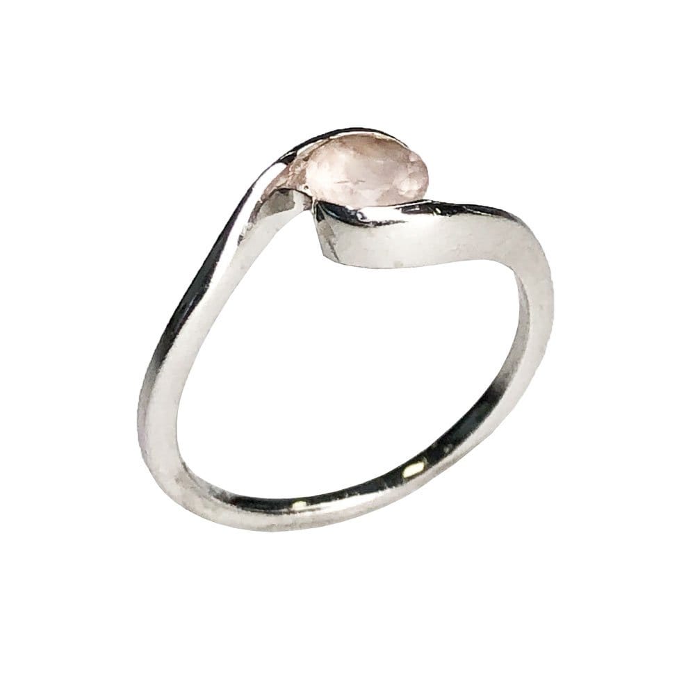 Anello in quarzo rosa Doriane – Argento 925