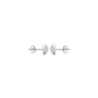 Orecchini in quarzo rosa Constantine – Argento 925