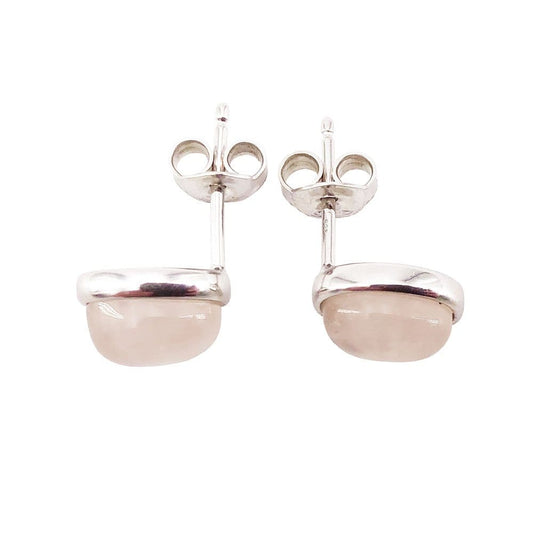 Orecchini in quarzo rosa Camille – Argento 925