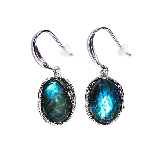 Orecchini in labradorite Capucine – Argento 925