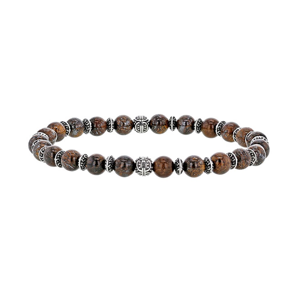 Bracciale in bronzite per lui – Ref. F01-596