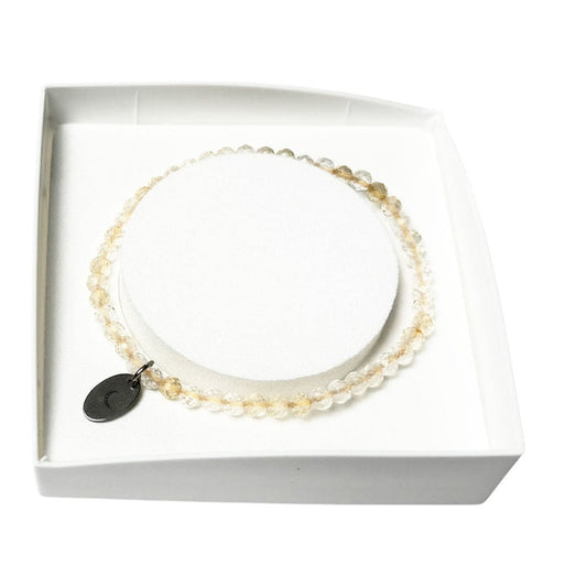 bracciale-in-citrino-perline-sfaccettate-3-4-mm-18-cm