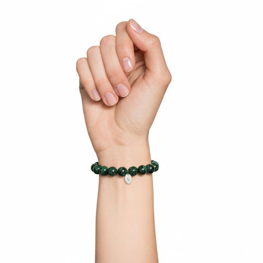 bracciale-in-smeraldo-perle-da-10-mm