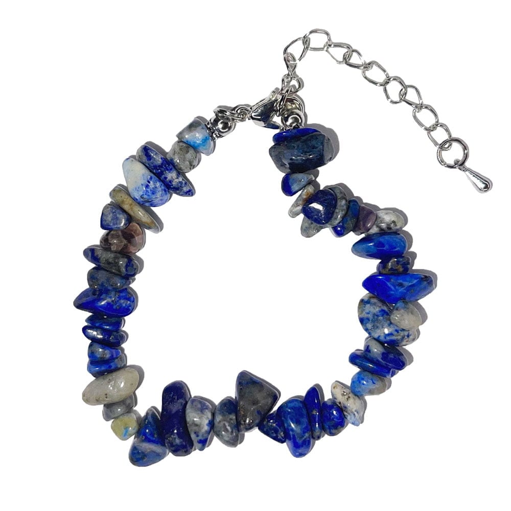 Bracciale in lapislazzuli – Barocco con chiusura – da 19 a 23 cm