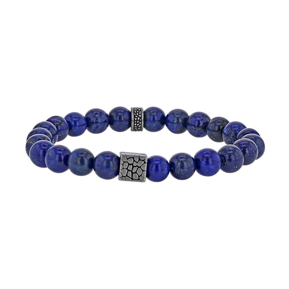 Bracciale in lapislazzuli per lui – Ref. F01-0180