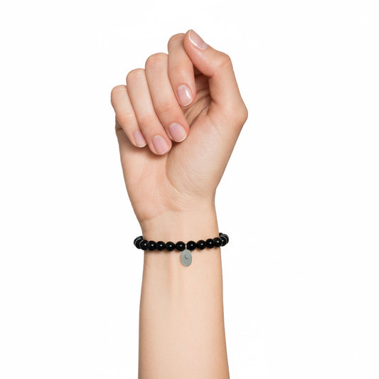 bracciale-in-ossidiana-nera-perle-da-6-mm