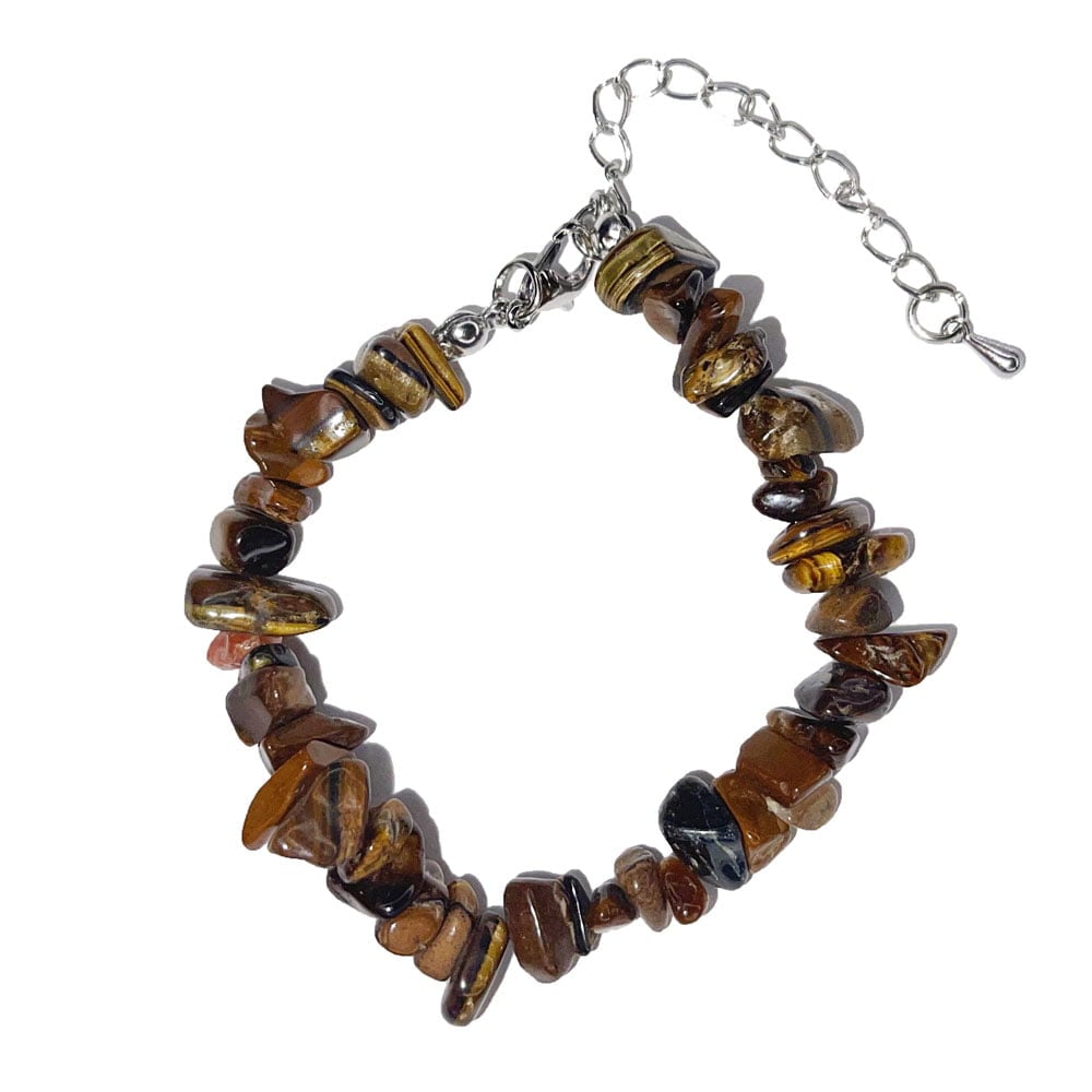 Bracciale in occhio di tigre – Barocco con chiusura – da 19 a 23 cm