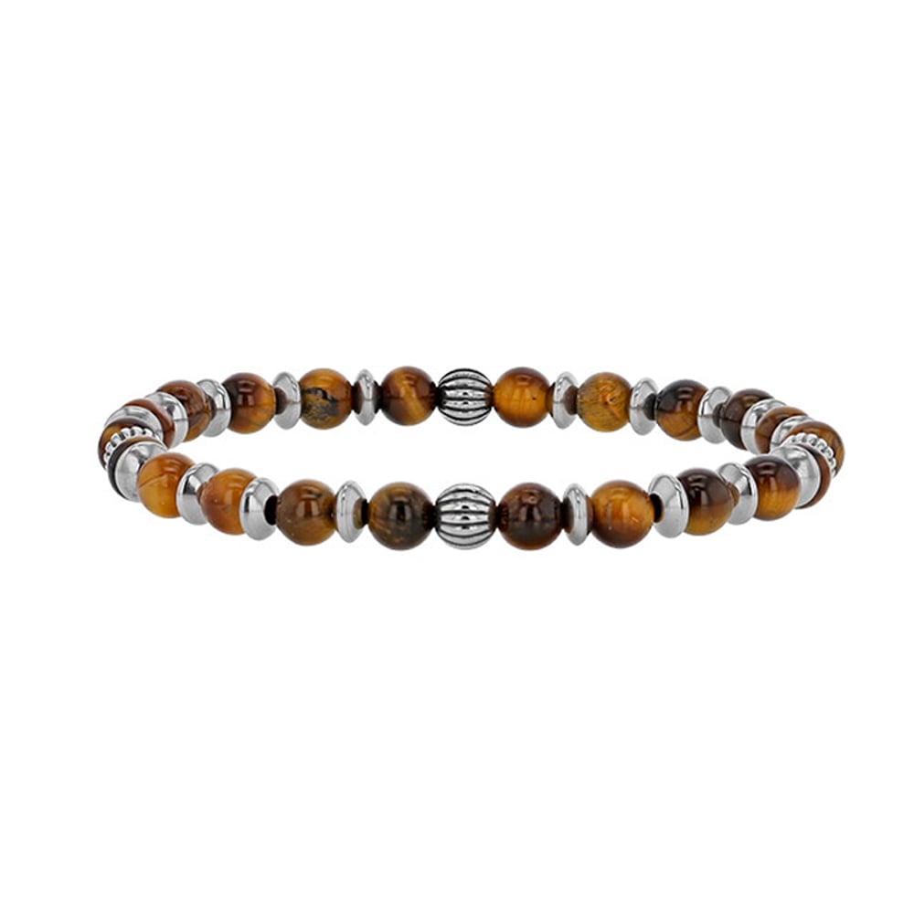 Bracciale in occhio di tigre per lui – Ref. F01-596