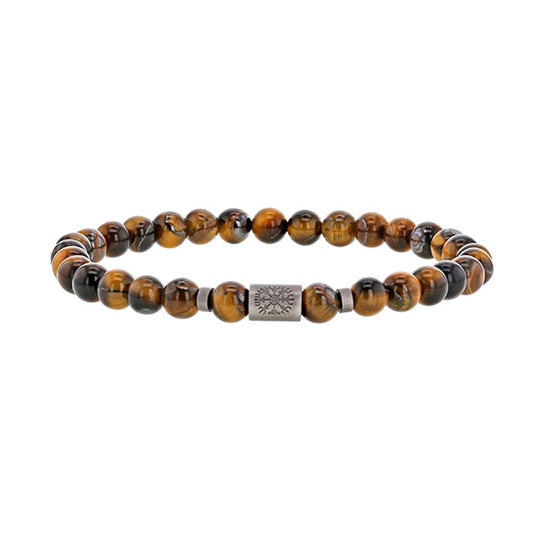 Bracciale in occhio di tigre per lui – Ref. F01-624