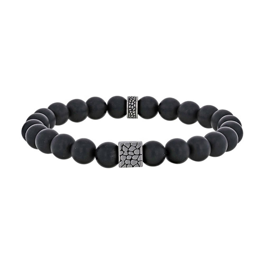 Bracciale in onice per lui – Ref. F01-0180