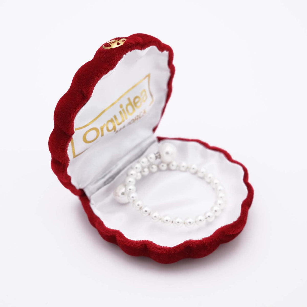 Bracciale in perle di maiorca – 6 e 12 mm – Lunghezza regolabile