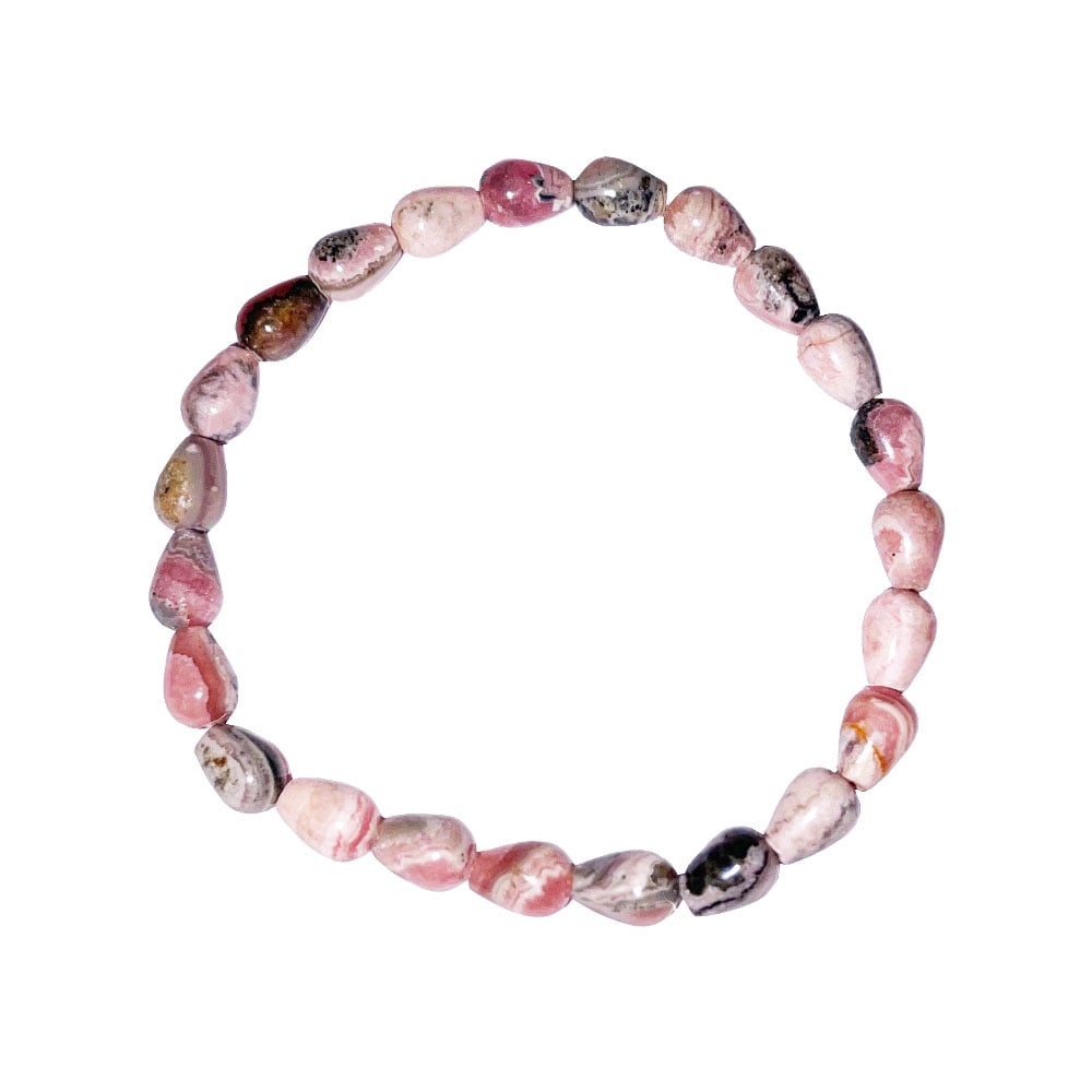 Bracciale in rodocrosite – Barocco Ovale