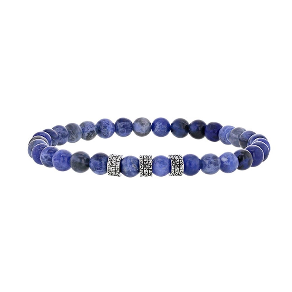 Bracciale in sodalite per lui – Ref. F01-622