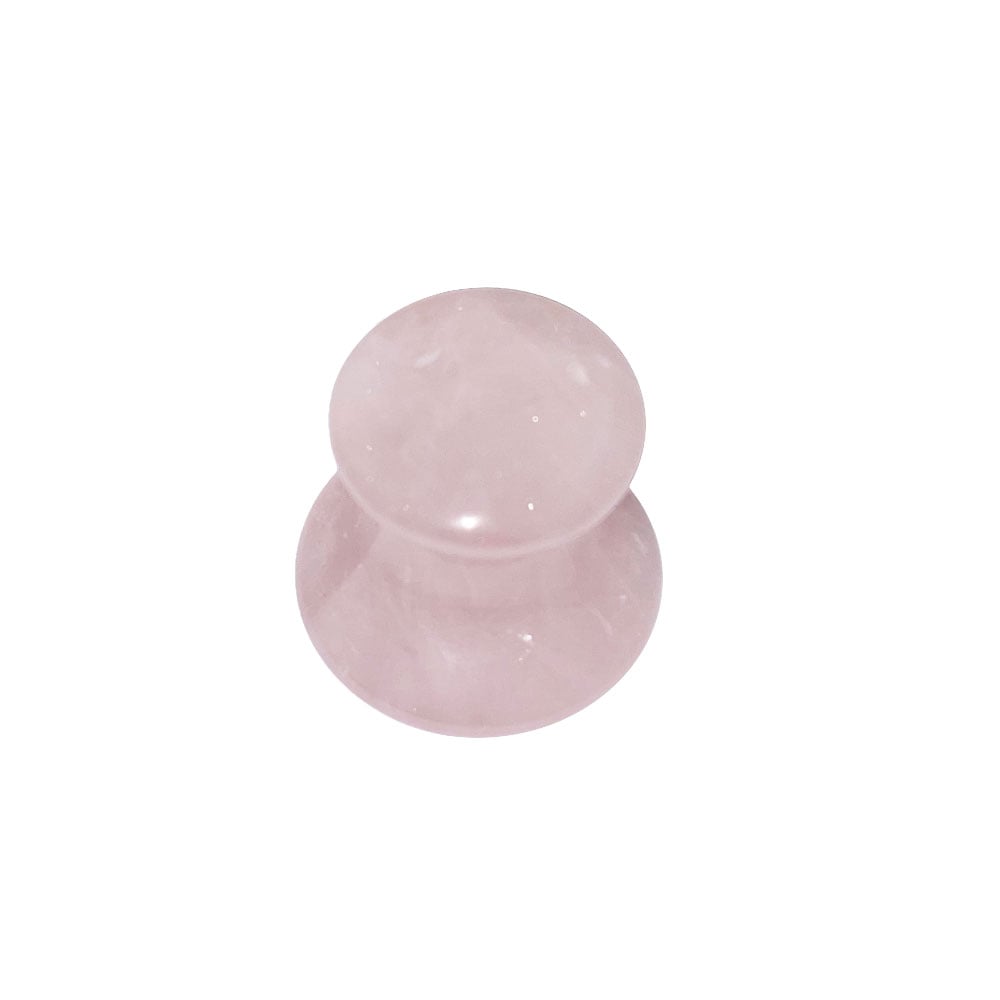 Fungo da massaggio in quarzo rosa