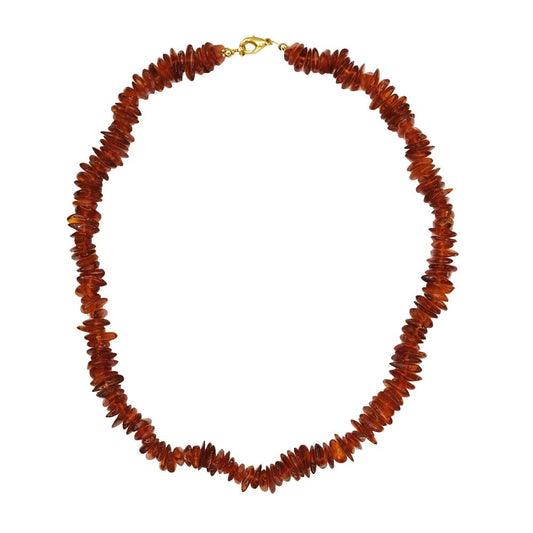 Collane barocche in ambra Cognac – Barocco – 46 cm