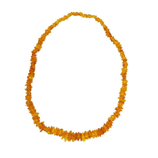 Collana in ambra giallo – Barocco – 60 cm