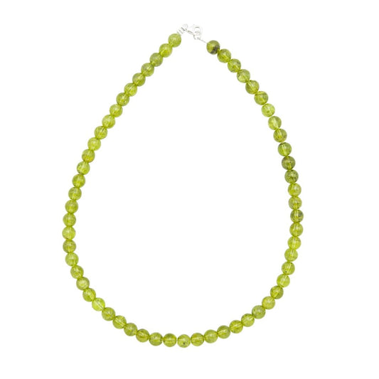 Collana in crisolito – Perle sferiche da 8 mm