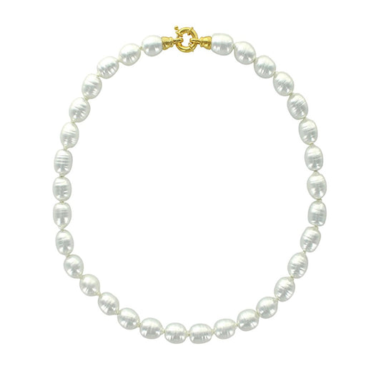 Collane barocche in perle di maiorca bianche – Barocco
