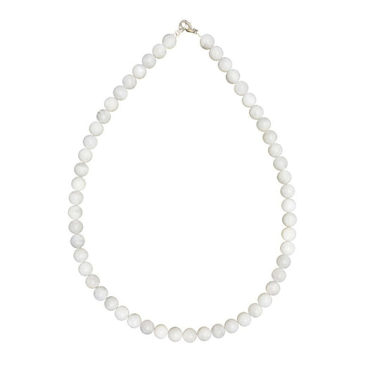Collana in pietra di luna – Perle sferiche da 8 mm