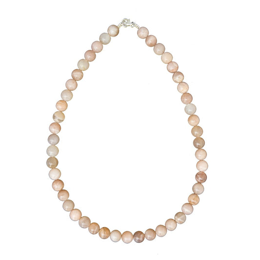Collana in pietra del sole – Perle sferiche da 10 mm