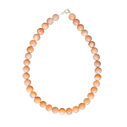 Collana in pietra del sole – Perle sferiche da 12 mm
