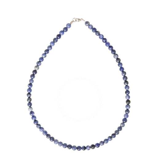 Collana in sodalite – Perle sferiche da 6 mm