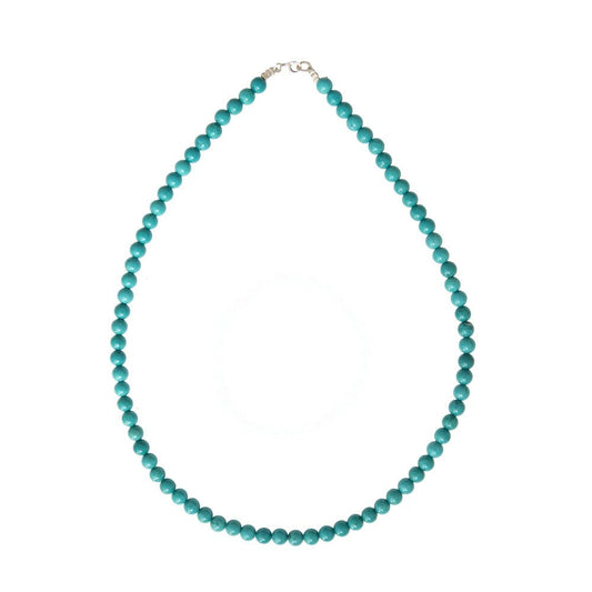 Collana in turchese stabilizzata – Perle sferiche da 6 mm