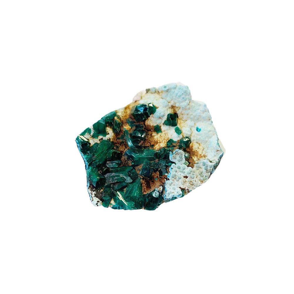 Pietra grezza di dioptasio – taglia L