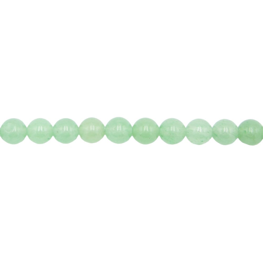 Filo di perle di avventurina – Perle sferiche da 8 mm