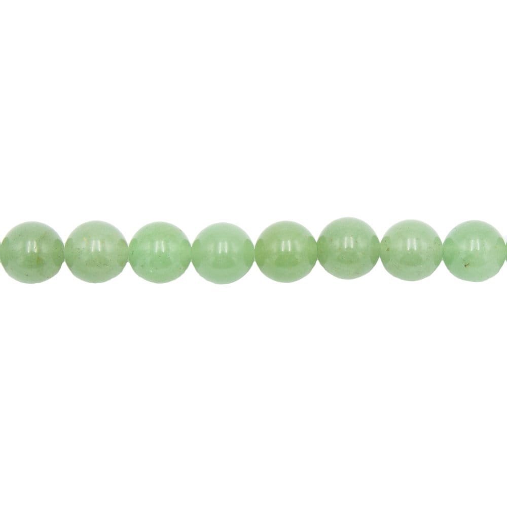 Filo di perle di avventurina – Perle sferiche da 12 mm