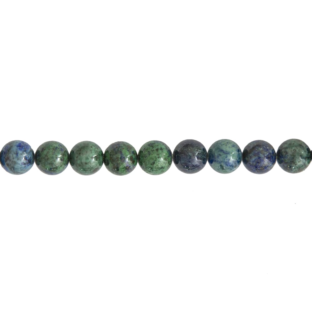Filo di perle di crisocolla – Perle sferiche da 10 mm