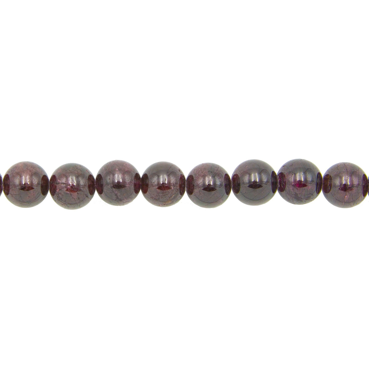 Filo di perle di granato rosso – Perle sferiche da 12 mm
