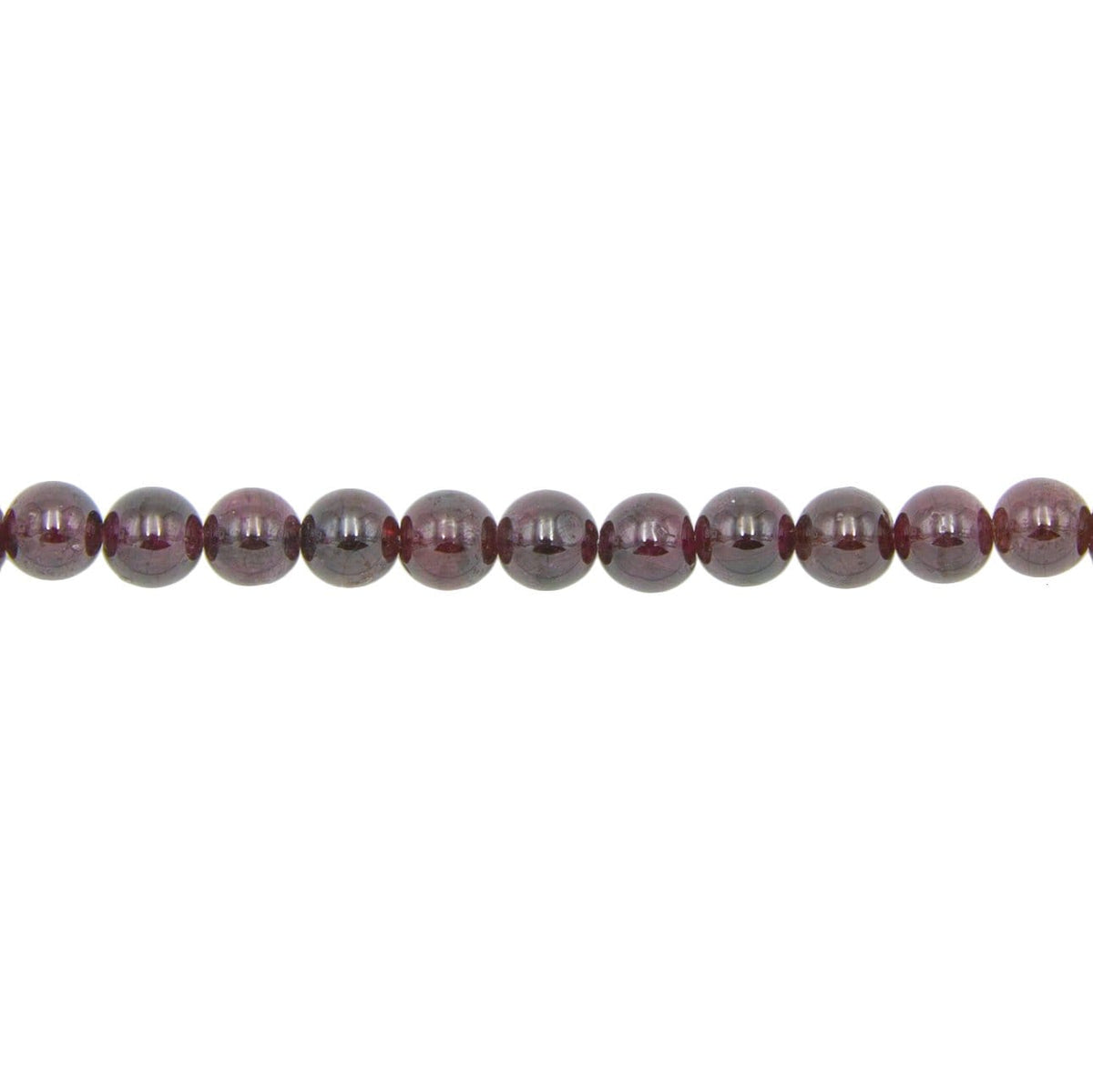 Filo di perle di granato rosso – Perle sferiche da 6 mm