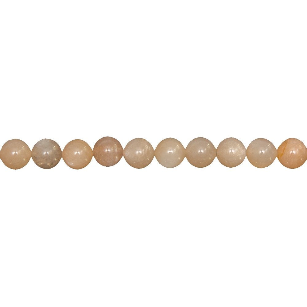 Filo di perle di eliolite pietra del sole – Perle sferiche da 8 mm