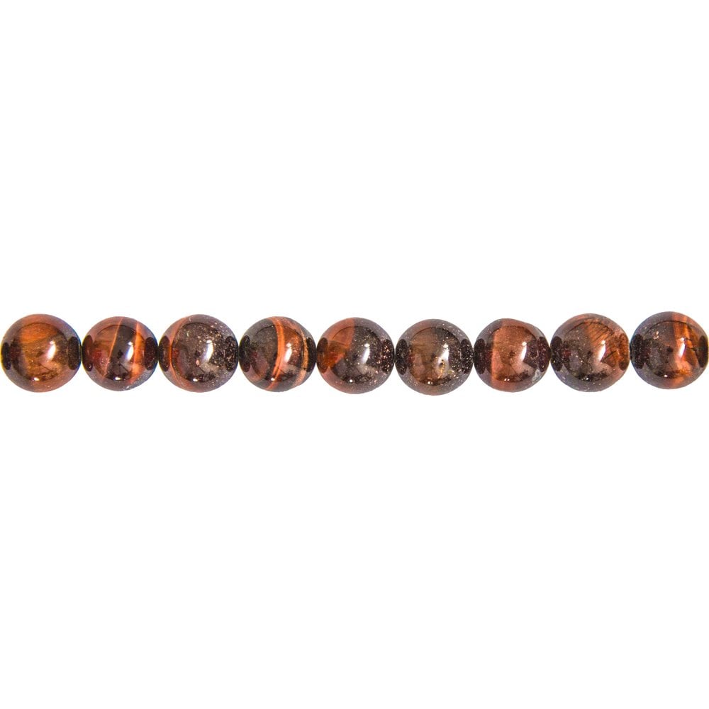 Filo di perle di occhio di bue – Perle sferiche da 10 mm