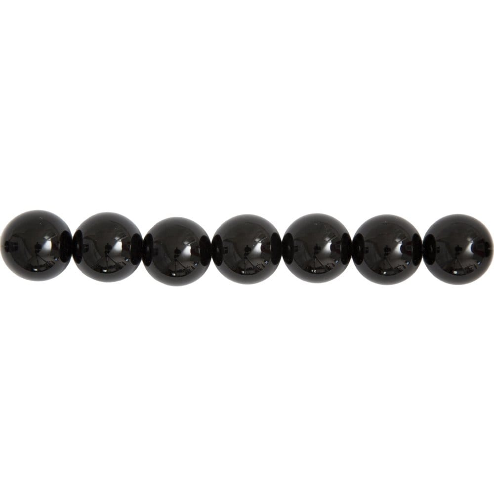 Filo di perle di onice – Perle sferiche da 14 mm