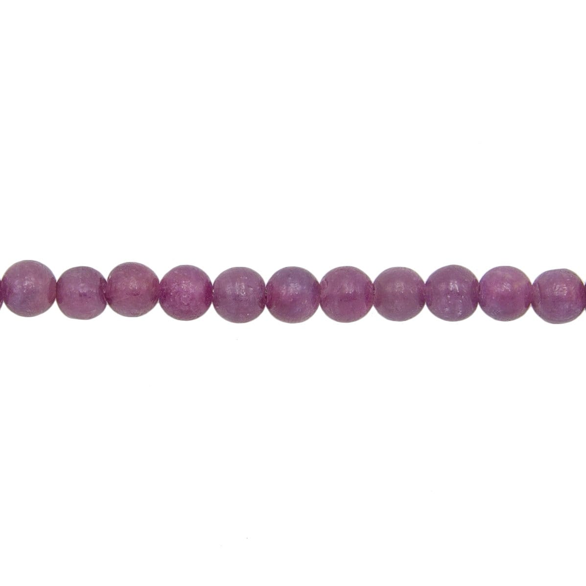 Filo di perle di rubino – Perle sferiche da 6 mm