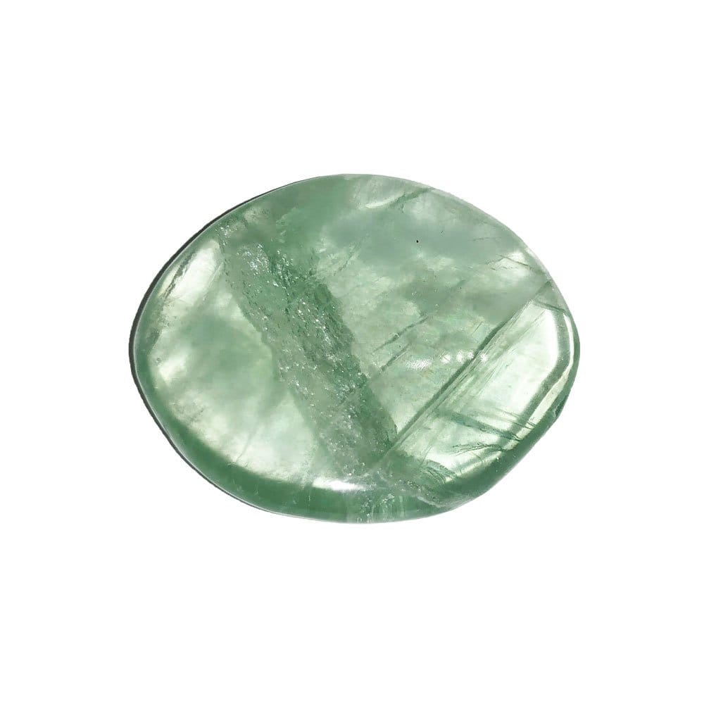 Ciottoli singoli di fluorite verde
