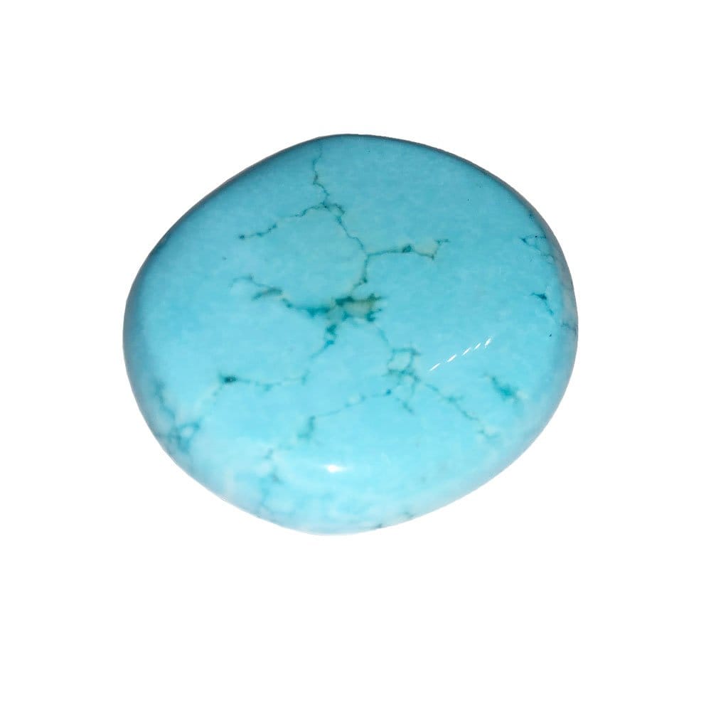 Ciottoli singoli di howlite blu