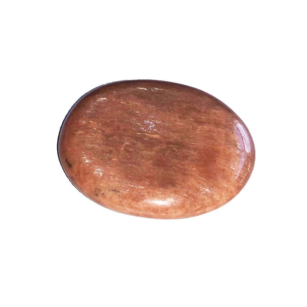 Ciottoli singoli di pietra di luna arancione