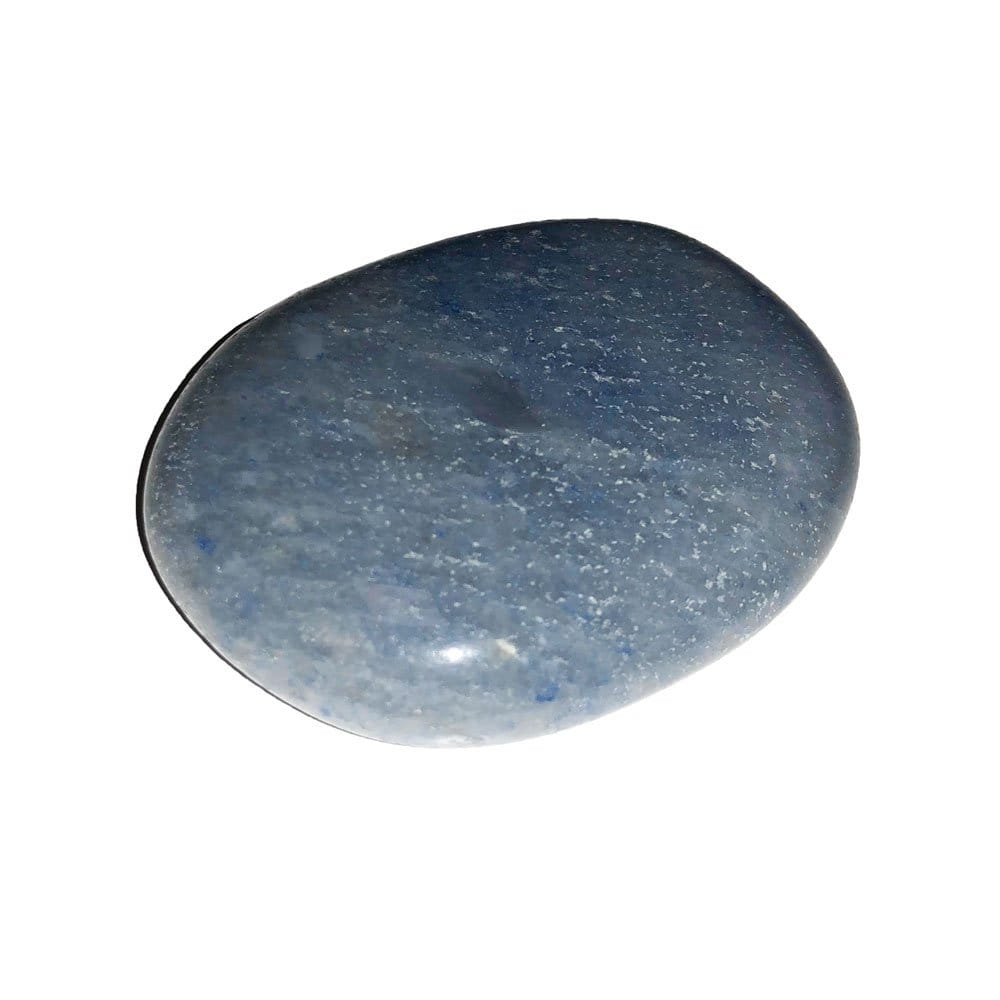 Ciottoli singoli di quarzo blu