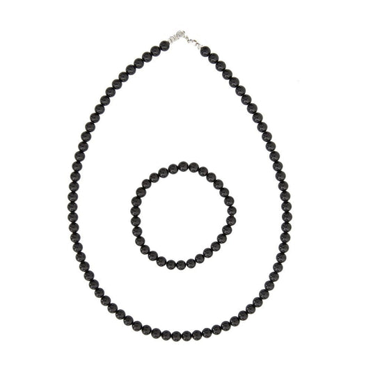 Parure in onice – Perle sferiche da 6 mm