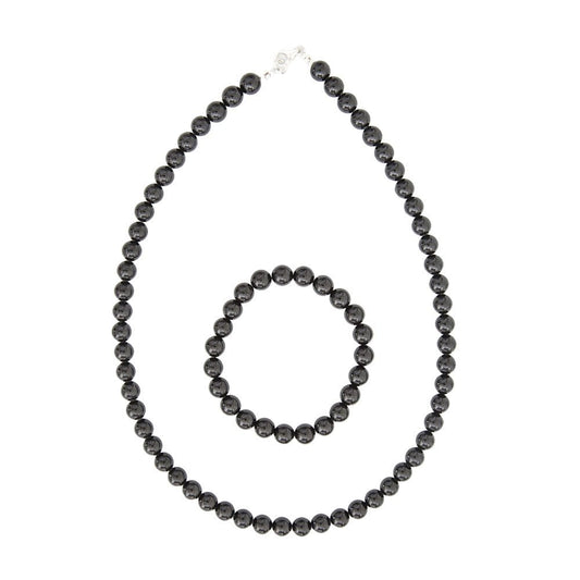 Parure in onice – Perle sferiche da 8 mm