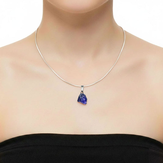 Ciondolo in tanzanite – Tanzanite Pietra grezza