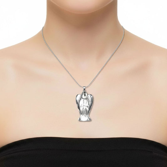 Ciondolo in cristallo di rocca – Angelo